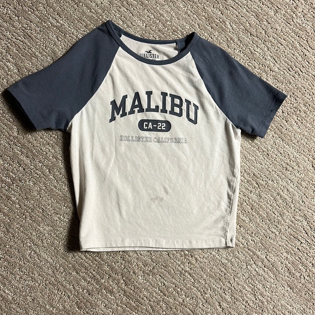 Hollister Cropped T-Shirt Worn Once